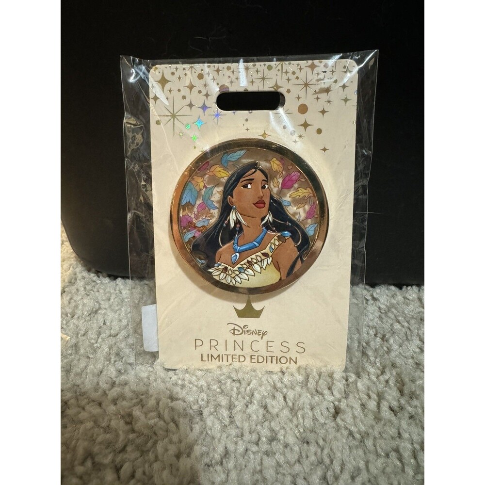 Disney D23 Expo 2024 Pocahontas Princess LE 400 Glitter Pin WDI MOG Exclusive